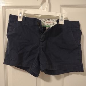 Size 2 - Merona Navy Blue Shorts Cotton Twill